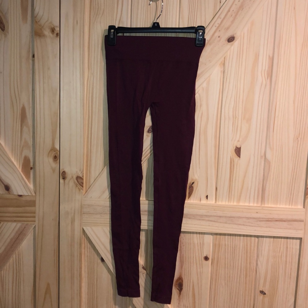 Maroon Leggings